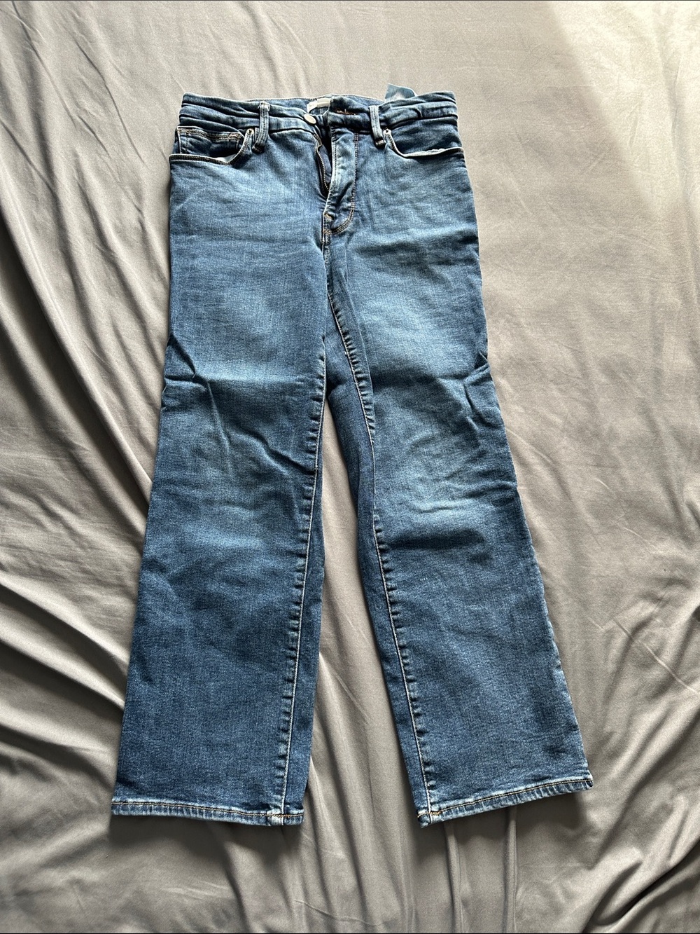 Good American Good Petite Straight jeans